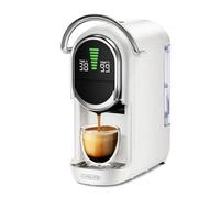 Cafelffe Machine à Café Multi-Capsules MK-609S 6 en 1, 7 tailles de tasse, machine expresso 19 bars, compatible avec les capsules NES Original/DG/ESE/K-Cup, le thé et le café moulu, 1450 W,Blanc