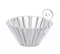 CAFEMASY Accessoires pour café - Outil de filtre à café - Assistant presse-papier - Support de forme pour filtre à café V60 ou panier - Petit entonnoir de remplissage pour moulin à café manuel