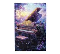 Cafemira Puzzle en bois de 1000 pièces pour adultes, piano de rêve, soulage le stress et profitez du plaisir de résoudre des puzzles, utilisez votre imagination au maximum, exercez vos compétences