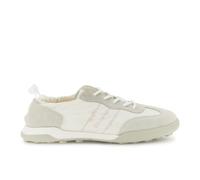 CAFèNOIR - Baskets À Lacets en Nylon Et Daim, pour Femme, Couleur Blanc, Taille 38