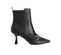 CAFèNOIR - Bottine En Cuir Pour Femme Avec Bride, Pour Femme, Couleur Noir, Taille 41