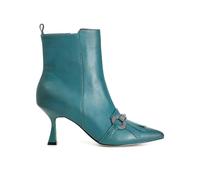 CAFèNOIR - Bottine En Cuir Pour Femme Avec Bride, Pour Femme, Couleur Vert, Taille 38