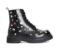 CAFèNOIR - Bottines À Lacets Pour Femmes Ornées De Clous Fantaisie, Pour Femme, Couleur Noir, Taille 39