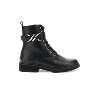 CAFèNOIR - Bottines avec lacets et accessoires, pour femme, couleur noire, Noir , 37 EU