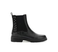 CafèNoir - Bottines avec strass, clous et élastique, pour femme, couleur noire, Noir , 39 EU