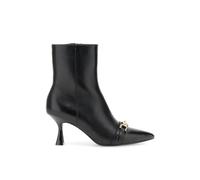 CAFèNOIR - Bottines En Cuir À Bride, Pour Femme, Couleur Noir, Taille 36