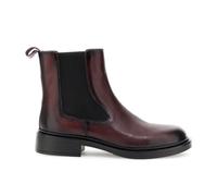 CAFèNOIR - Bottines en cuir avec élastique, pour femme, bordeaux, 40 EU