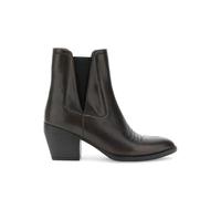 CAFèNOIR - Bottines en cuir avec élastiques latéraux, pour femme, couleur T.moro, T Moro, 36 EU