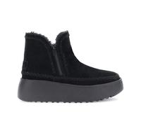 CAFèNOIR - Bottines En Daim À Double Fermeture Éclair, Pour Femme, Couleur Noir, Taille 38