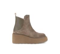 CafèNoir - Bottines en daim et cuir, pour femme, taupe, 39 EU
