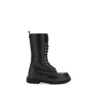 CAFèNOIR - Bottines femme lacets en simili cuir, pour femme, couleur noire, Noir , 36 EU