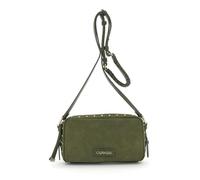 CAFèNOIR - Camera Bag Effet Daim Avec Finition Effet Cuir VERT, Pour Femme, Couleur Vert, Taille Taille Unique