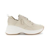 CAFèNOIR - Chaussures De Course À Fermeture Éclair en Cuir Enduit, pour Femme, Couleur Beige, Taille 39