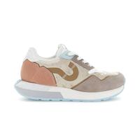 CAFèNOIR - Chaussures De Course en Velours avec Empiècements en Daim, pour Femme, Couleur Multicolore, Taille 36