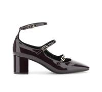 CAFèNOIR - Décolleté Brillant Avec Triple Lacets, Pour Femme, Couleur Rouge, Taille 39