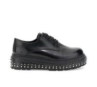 CAFèNOIR - Derby Effet Cuir Brossé, pour Femme, Couleur Noir, Taille 39