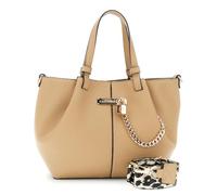 CafèNoir - Shopping Effet Cuir Grosses Pour Femme, Taille Unique, sable, Taille unique