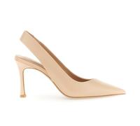 CAFèNOIR - Escarpins En Cuir À Décolleté Ouvert À L'arrière, Pour Femme, Couleur Beige, Taille 39