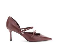 CAFèNOIR - Escarpins en cuir avec double laque, pour femme, couleur bordeaux, bordeaux, 38 EU