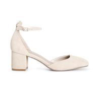 CAFèNOIR - Escarpins En Daim Avec Bride À La Cheville, Pour Femme, Couleur Beige, Taille 40