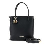 CafèNoir - Mini fourre-tout avec poignées tubulaires et détail métallique, pour femme, taille unique, Noir , Taille unique