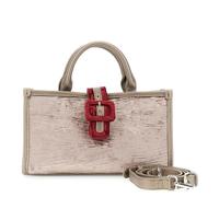 CAFèNOIR - Mini Sac En Velours Avec Détails En Similicuir, Pour Femme, Couleur Marron, Taille Taille Unique