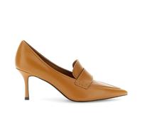 CAFèNOIR - Mocassin En Cuir Décolleté, Pour Femme, Couleur Beige, Taille 38