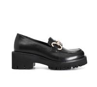 CAFèNOIR - Mocassin en Cuir pour Femme avec Bride, pour Femme, Couleur Noir, Taille 40