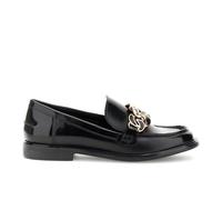 CAFèNOIR - Mocassins À Bride Effet Cuir Brossé, pour Femme, Couleur Noir, Taille 38