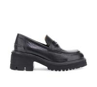 CAFèNOIR - Mocassins en Cuir À Semelles Crantées, pour Femme, Couleur Noir, Taille 37