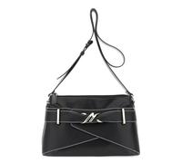 CafèNoir - Sac à bandoulière avec détail en métal, pour femme, couleur noire, taille unique, Noir , Taille unique