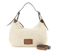 CAFèNOIR - Sac à bandoulière en tissu bouclé, pour femme, taille unique, nature, Taille unique