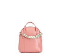 CAFèNOIR - Sac À Dos Pour Femme Avec Poignées Et Bandoulière Tressée Multicolore, Pour Femme, Couleur Rose, Taille Taille Unique