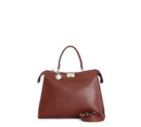 CAFèNOIR - Sac À Main À Rabat Orné D'une Fermeture Peinte, Bandoulière, Pour Femme, Couleur Rouge, Taille Taille Unique