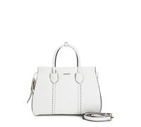 CAFèNOIR - Sac À Main Avec Boucles, Mini Rivets Bicolores Et Bandoulière Amovible, Pour Femme, Couleur Blanc, Taille Taille Unique