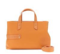 CAFèNOIR - Sac À Main Effet Cuir Grainé Avec Boucle En TPU Et Logo, Pour Femme, Couleur Orange, Taille Taille Unique