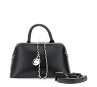 CafèNoir - Sac à main trapétioïdal à fermeture éclair, pour femme, taille unique, Noir , Taille unique