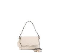 CAFèNOIR - Sac À Rabat Avec Cordon De Serrage, Anse Tressée, Breloque Glace Et Bandoulière, Pour Femme, Couleur Beige, Taille Taille Unique