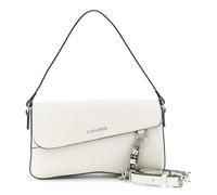 CAFèNOIR - Sac Bandoulière Effet Cuir Grainé Avec Breloque Logo Colorée, Pour Femme, Couleur Beige, Taille Taille Unique