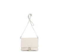 CAFèNOIR - Sac Bandoulière En Cuir À Rabat Avec Bandoulière Réglable, Pour Femme, Couleur Blanc, Taille Taille Unique