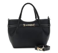 CAFèNOIR - Sac Cabas À Effet Cuir Plissé Avec Finitions En Cuir Grainé Et Simili Cuir, Pour Femme, Couleur Noir, Taille Taille Unique