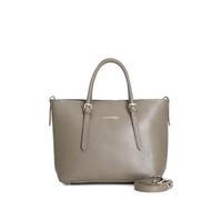 CAFèNOIR - Sac Cabas En Matière Grainée Avec Effet Daim Sur Le Cadran Avant Et Poignée Amovible., Pour Femme, Couleur Marron, Taille Taille Unique