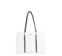 CAFèNOIR - Sac De Courses À Anses Tubulaires, Pour Femme, Couleur Blanc, Taille Taille Unique