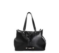 CAFèNOIR - Sac De Courses À Bords Contrastés, Étiquette Métallique Avec Logo CN, Pour Femme, Couleur Noir, Taille Taille Unique