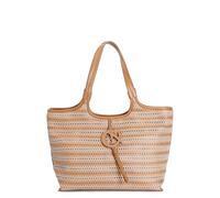 CAFèNOIR - Sac De Courses Avec Détails En Filet Et Surpiqûres., Pour Femme, Couleur Marron, Taille Taille Unique