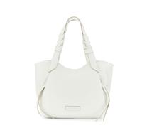 CAFèNOIR - Sac De Courses Avec Poches Latérales Et Anses Tressées, Pour Femme, Couleur Blanc, Taille Taille Unique