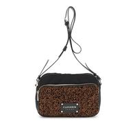 CAFèNOIR - Sac Photo En Nylon Matelassé Avec Imprimé Floqué, Pour Femme, Couleur Marron, Taille Taille Unique