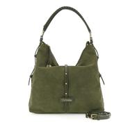 CAFèNOIR - Sac Seau Souple Effet Daim Avec Finition Effet Cuir VERT, Pour Femme, Couleur Vert, Taille Taille Unique