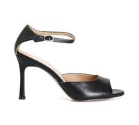 CAFèNOIR - Sandale En Cuir Avec Bride À La Cheville, Pour Femme, Couleur Noir, Taille 40