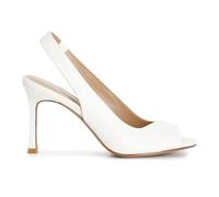 CAFèNOIR - Sandale En Cuir Avec Lacets À L'arrière, Pour Femme, Couleur Beige, Taille 36